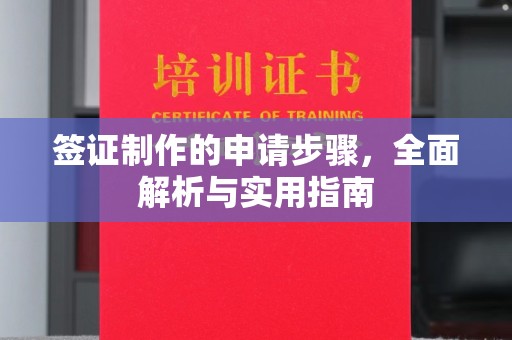 仪征签证制作的申请步骤，全面解析与实用指南