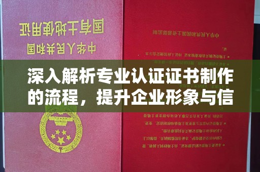 仪征深入解析专业认证证书制作的流程，提升企业形象与信任度