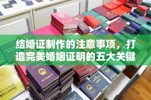 仪征结婚证制作的注意事项，打造完美婚姻证明的五大关键点