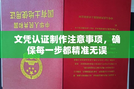 仪征文凭认证制作注意事项，确保每一步都精准无误