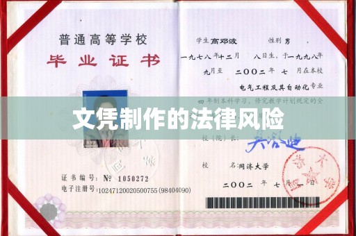 仪征文凭制作的法律风险